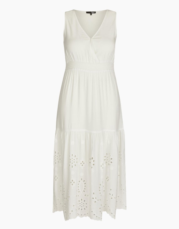 MY OWN Ärmelloses Kleid mit Lochstickerei in Weiß | ADLER Mode Onlineshop