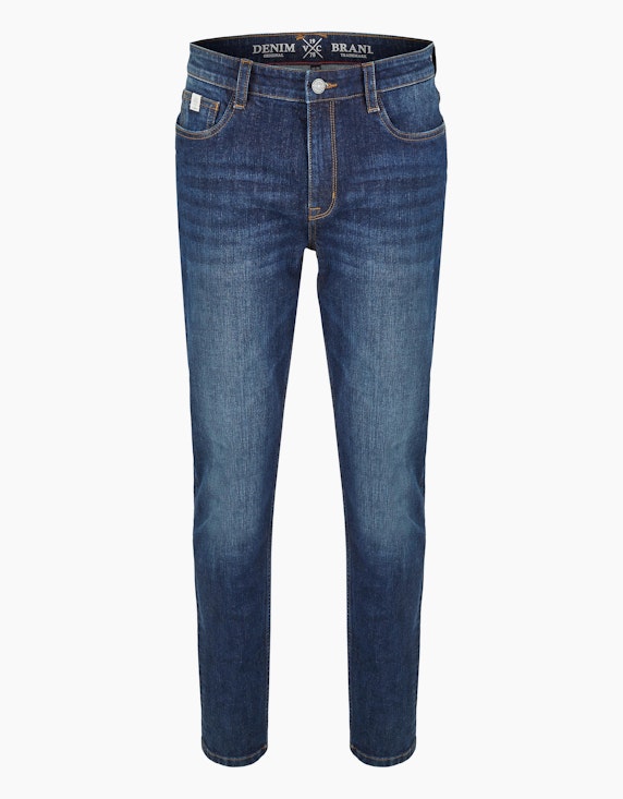 Via Cortesa Jeans im 5-Pocket Style in Blue Denim | ADLER Mode Onlineshop