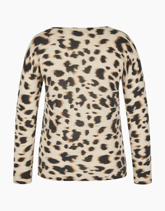 Bexleys woman Cashmere-Pullover im modischen Leoprint | ADLER Mode Onlineshop