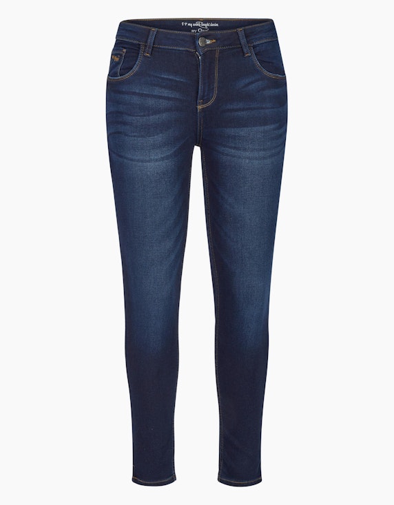 MY OWN 5-Pocket-Jeans in Blau | ADLER Mode Onlineshop
