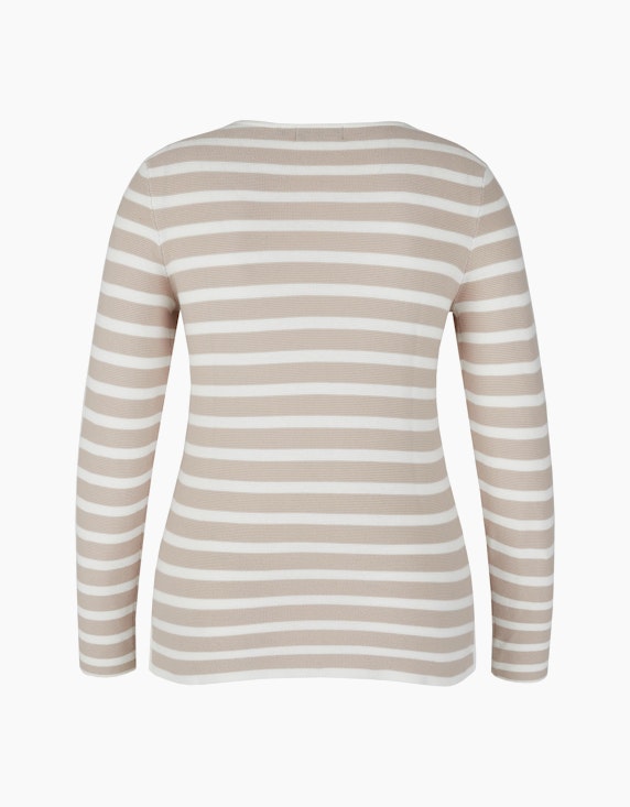 Bexleys woman Baumwoll-Pullover im Streifen-Look | ADLER Mode Onlineshop
