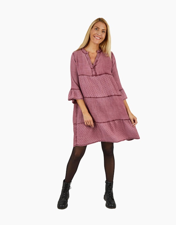 Made in Italy Musselin-Kleid aus Baumwolle | ADLER Mode Onlineshop