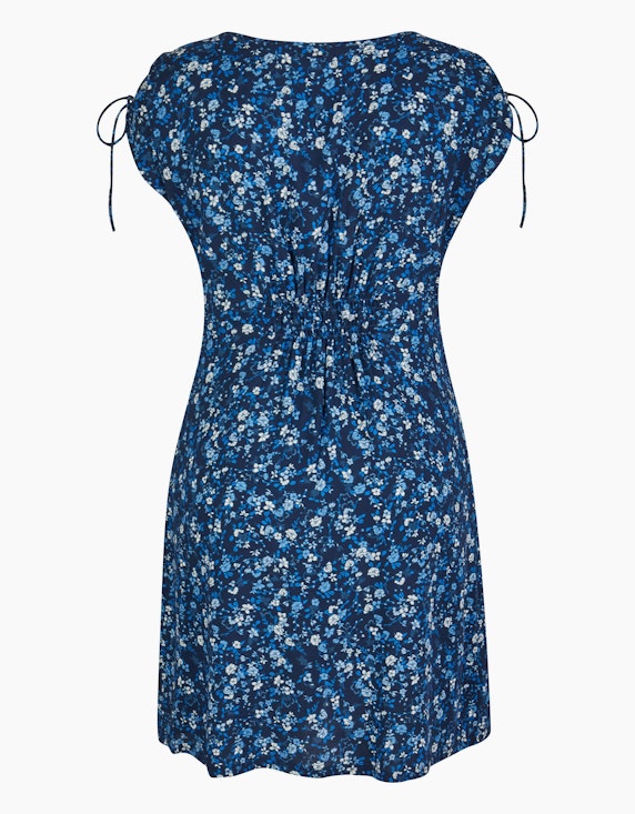 Bexleys woman Viskose-Kleid mit Knopfleiste und gelegten Falten | ADLER Mode Onlineshop