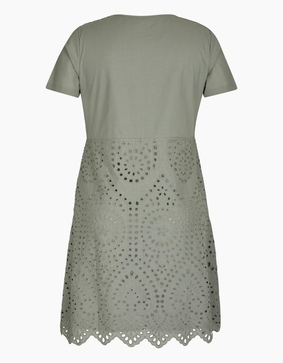 Bexleys woman Baumwoll-Kleid mit Lochstickerei | ADLER Mode Onlineshop