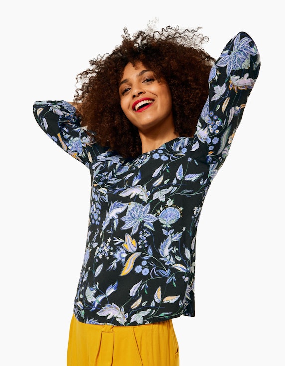 Street One Shirt mit floralem Muster | ADLER Mode Onlineshop