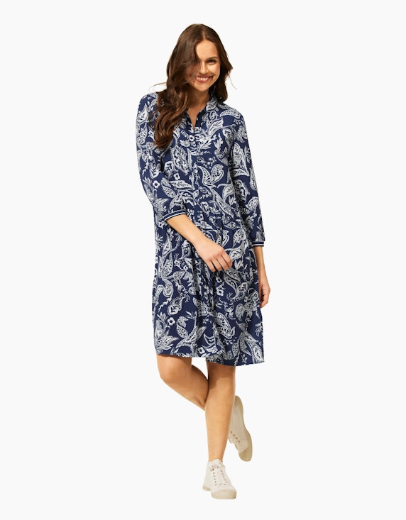 CECIL Hemdblusen-Kleid mit Paisley-Muster | ADLER Mode Onlineshop