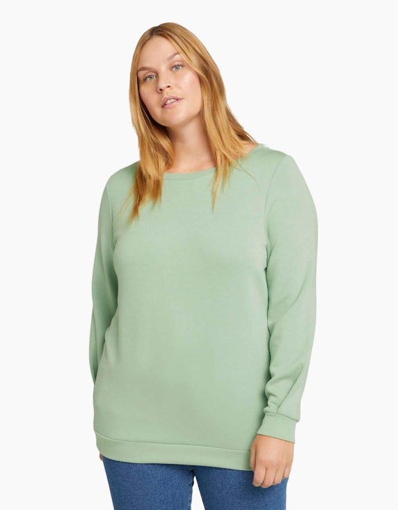 My True Me Sweatshirt mit Ärmelaufschlag | ADLER Mode Onlineshop