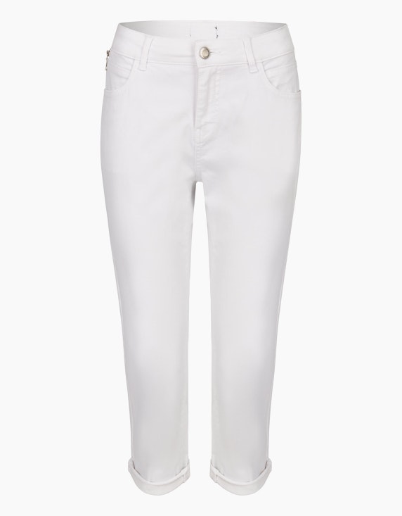 MY OWN Capri-Jeans, Baumwoll-Stretch in Denim White | ADLER Mode Onlineshop