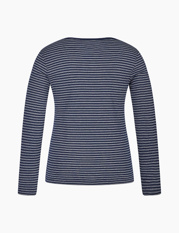 Bexleys woman Basic Langarmshirt mit Streifenmuster | ADLER Mode Onlineshop