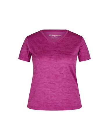 Produktbild zu Fitness T-Shirt mit V-Ausschnitt von Fit&More