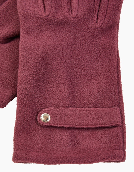 Bexleys woman Fleece-Handschuhe mit Zierband | ADLER Mode Onlineshop