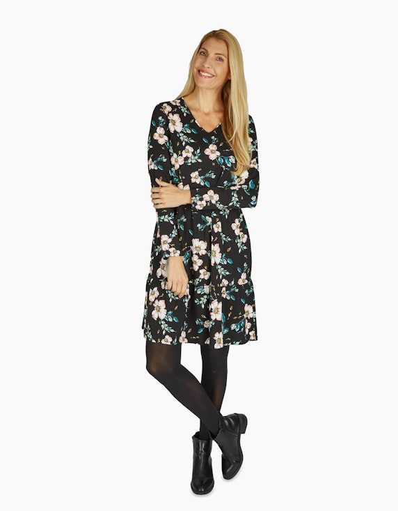 Bexleys woman Kleid mit Volantstufen | ADLER Mode Onlineshop