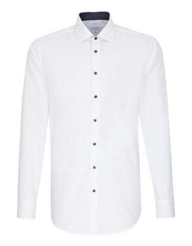 Produktbild zu <strong>Unifarbenes Dresshemd mit Besatz</strong>  SLIM FIT von Seidensticker