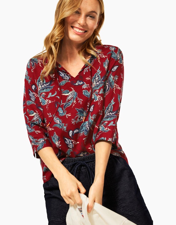 CECIL Bluse mit Paisley-Muster im Tunika-Style | ADLER Mode Onlineshop