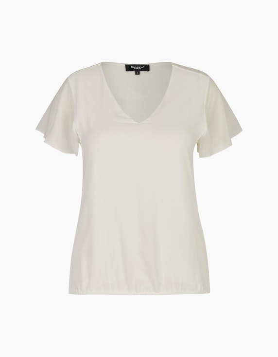 Bexleys woman Chiffon-Shirt in Weiß | ADLER Mode Onlineshop