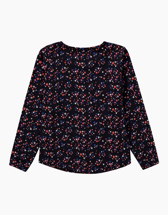 Esprit Mini Girls Langarmshirt mit Allover-Print | ADLER Mode Onlineshop
