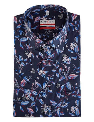 Produktbild zu <strong>Dresshemd mit floralem Print</strong>  Bügelfrei von Marvelis