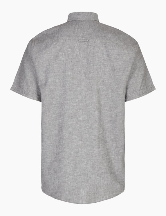 Eagle No. 7 Unifarbenes Hemd mit Leinenanteil, REGULAR FIT | ADLER Mode Onlineshop