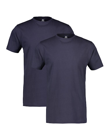 Produktbild zu Doppelpack T-Shirt Rundhals in Premium Baumwollqualität von Lerros