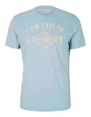 Produktbild zu T-Shirt mit Bio-Baumwolle mit Textprint von Tom Tailor