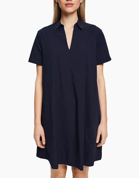 Esprit Hemdblusenkleid aus Baumwoll-Stretch | ADLER Mode Onlineshop