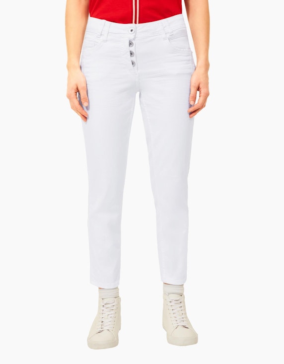 CECIL Weiße Loose Fit Jeans | ADLER Mode Onlineshop