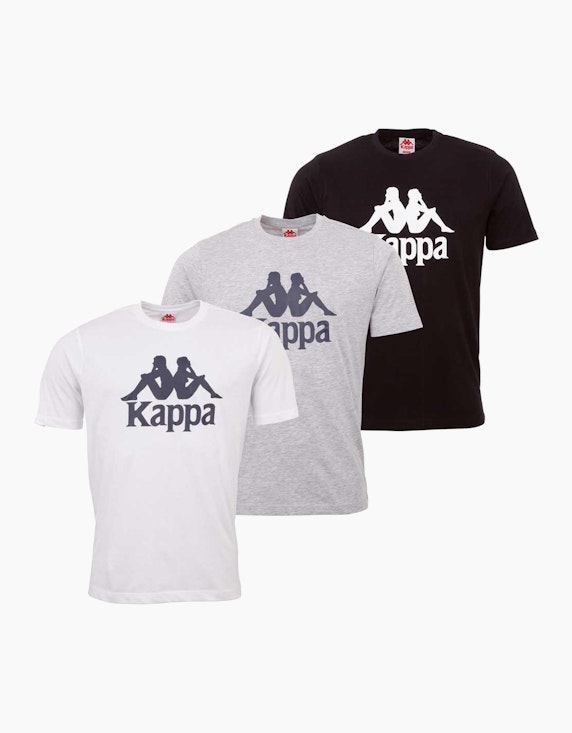 Kappa Kappa Herren T-Shirt VEPPEL im 3er Pack | ADLER Mode Onlineshop