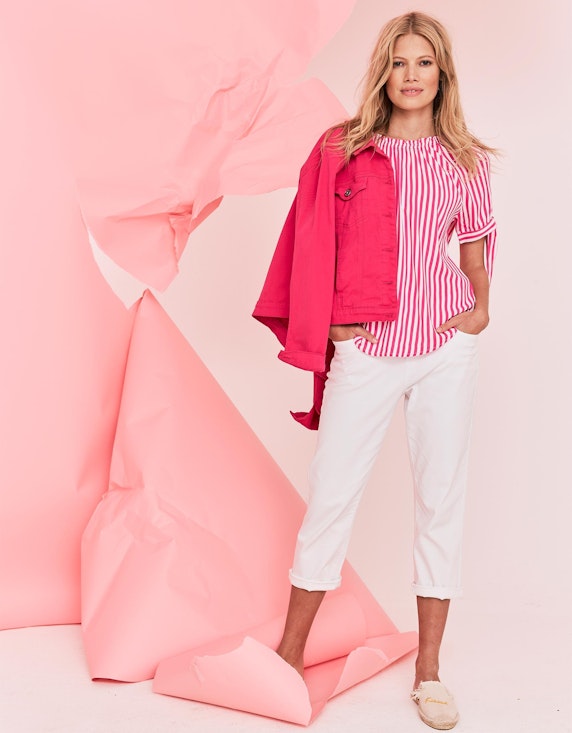 MY OWN Jeansjacke in Colour-Denim in Pink | ADLER Mode Onlineshop