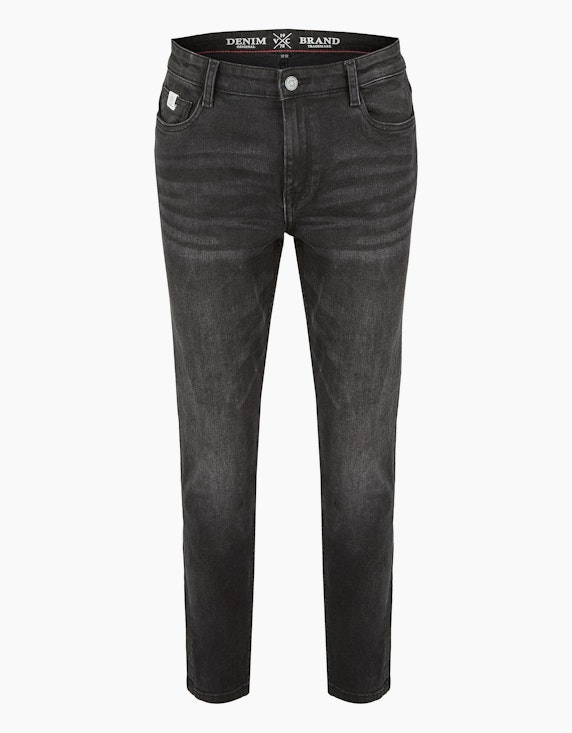 Via Cortesa Jeans im 5-Pocket Style in Black Denim | ADLER Mode Onlineshop