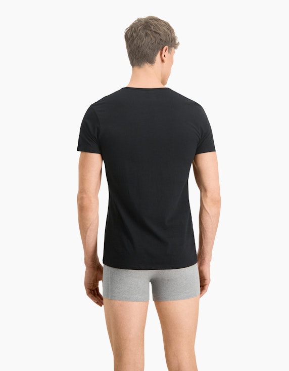 Puma PUMA Basic Herren T-Shirt mit V-Ausschnitt 2er-Pack | ADLER Mode Onlineshop