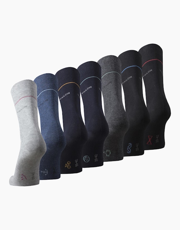 Tom Tailor Geschenkbox 7er Pack Socken | ADLER Mode Onlineshop