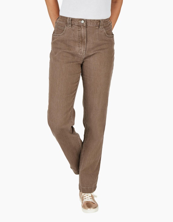 Steilmann Edition Jeans Hose "Christine" mit Stretch-Anteil, Regular Fit, hoher Bund | ADLER Mode Onlineshop