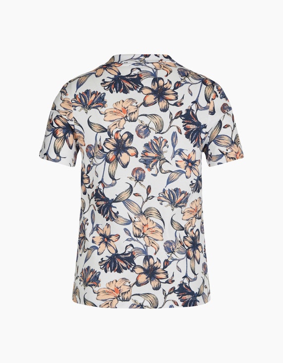 Bexleys woman Poloshirt gemustert | ADLER Mode Onlineshop