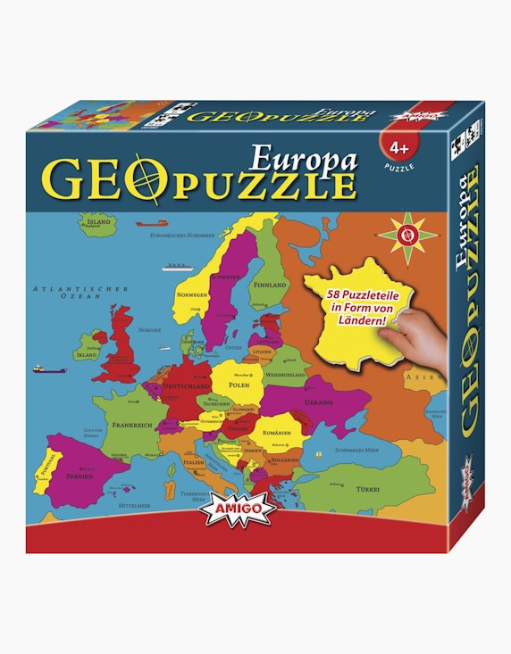 Amigo GeoPuzzle Europa | ADLER Mode Onlineshop