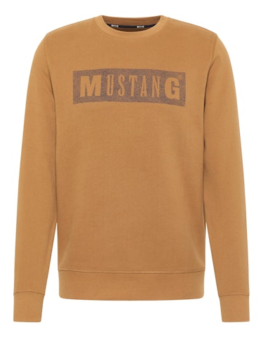 Produktbild zu Sweater mit Logo-Print von MUSTANG