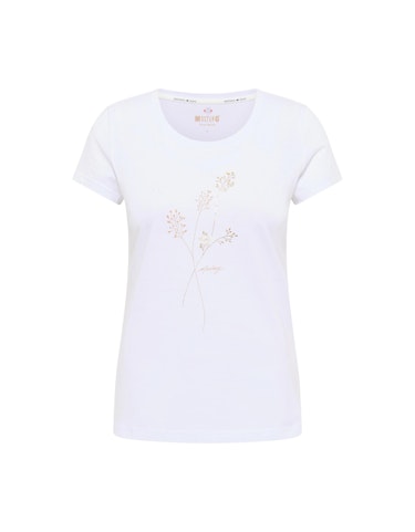 Produktbild zu T-Shirt mit glänzendem Print von MUSTANG