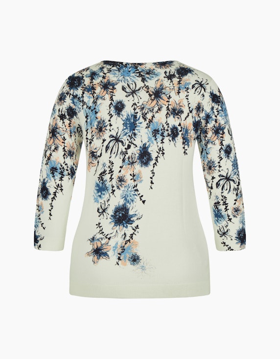 Bexleys woman Feinstrick Pullover mit Blumenprint | ADLER Mode Onlineshop