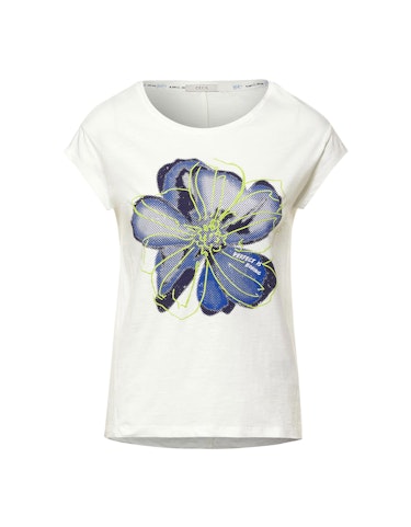 Produktbild zu T-Shirt mit Blumenprint von CECIL
