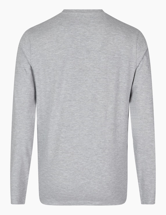 Eagle Denim Gestreiftes Henley-Shirt | ADLER Mode Onlineshop