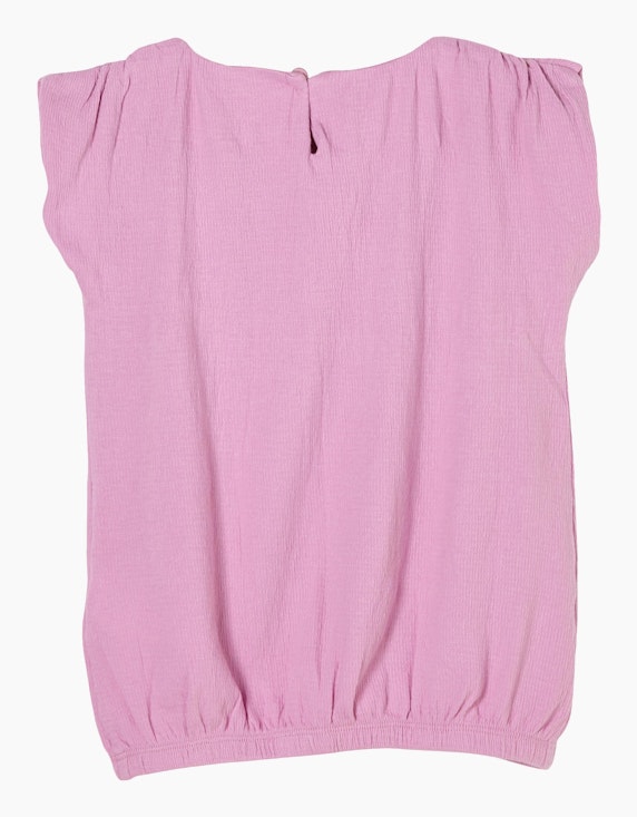 s.Oliver Mini Girls T-Shirt mit Crinkle-Effekt | ADLER Mode Onlineshop