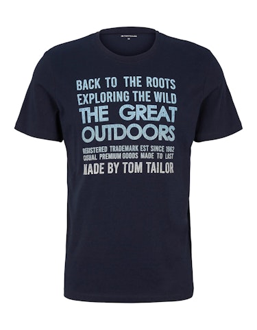Produktbild zu T-Shirt mit Schriftzug von Tom Tailor