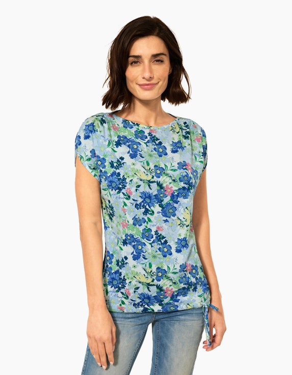CECIL T-Shirt mit Blumenmuster | ADLER Mode Onlineshop