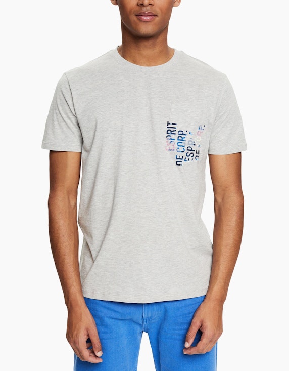 Esprit EDC Jersey-T-Shirt mit Print | ADLER Mode Onlineshop