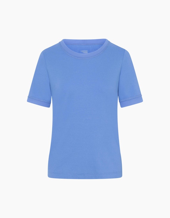 Sommermann Unifarbenes T-Shirt | ADLER Mode Onlineshop