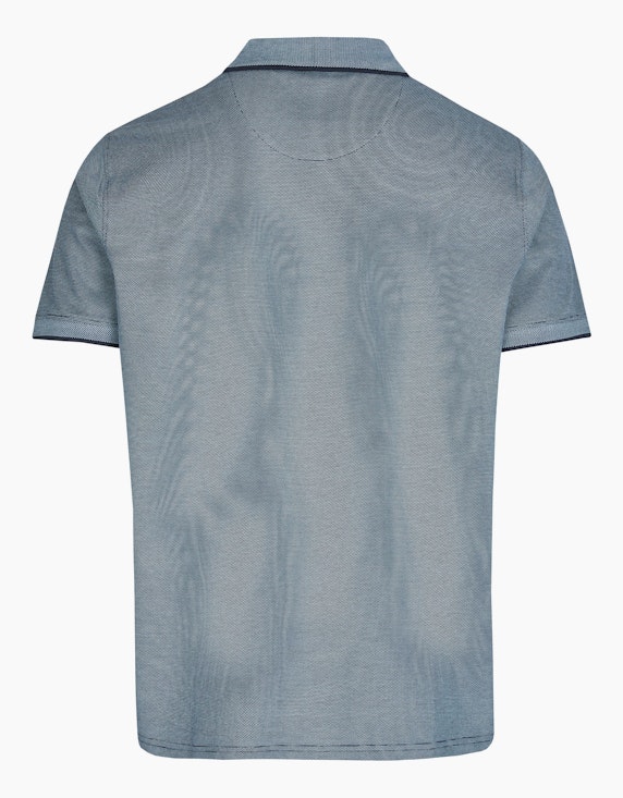 Bexleys man Poloshirt aus Twotone Jacquard und Brusttasche | ADLER Mode Onlineshop