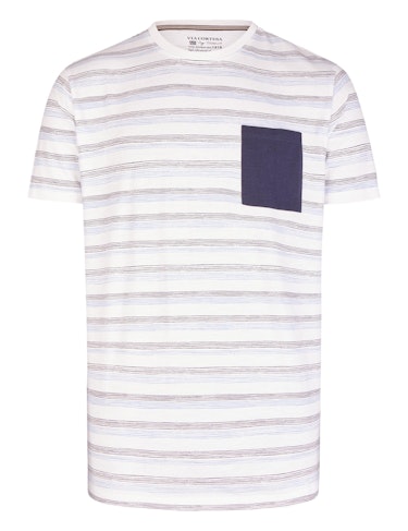 Produktbild zu T Shirt mit schmalen Streifen von Eagle No. 7