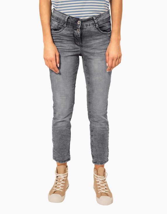 CECIL Graue Loose Fit Jeans | ADLER Mode Onlineshop