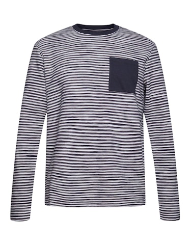 Produktbild zu Gestreiftes Sweatshirt mit Brusttasche von Esprit EDC