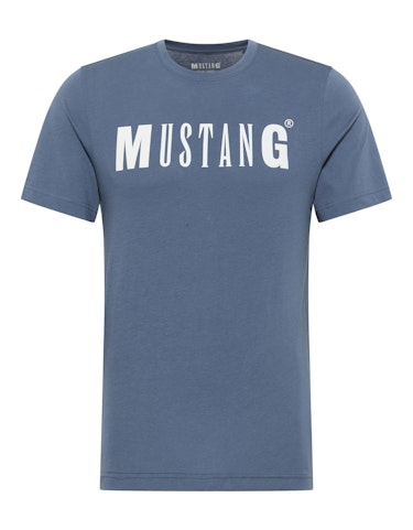 Produktbild zu <strong>T-Shirt mit Label-Schriftzug</strong>  PLUS SIZE von MUSTANG