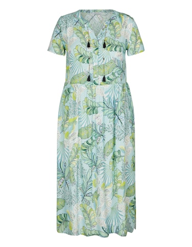 Produktbild zu Sommerkleid mit Blätterdruck von Steilmann Woman